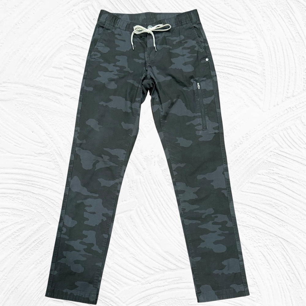 Vuori Ripstop Pant‎ Black Camo Size Small? Hiking Drawstring Gorpcore